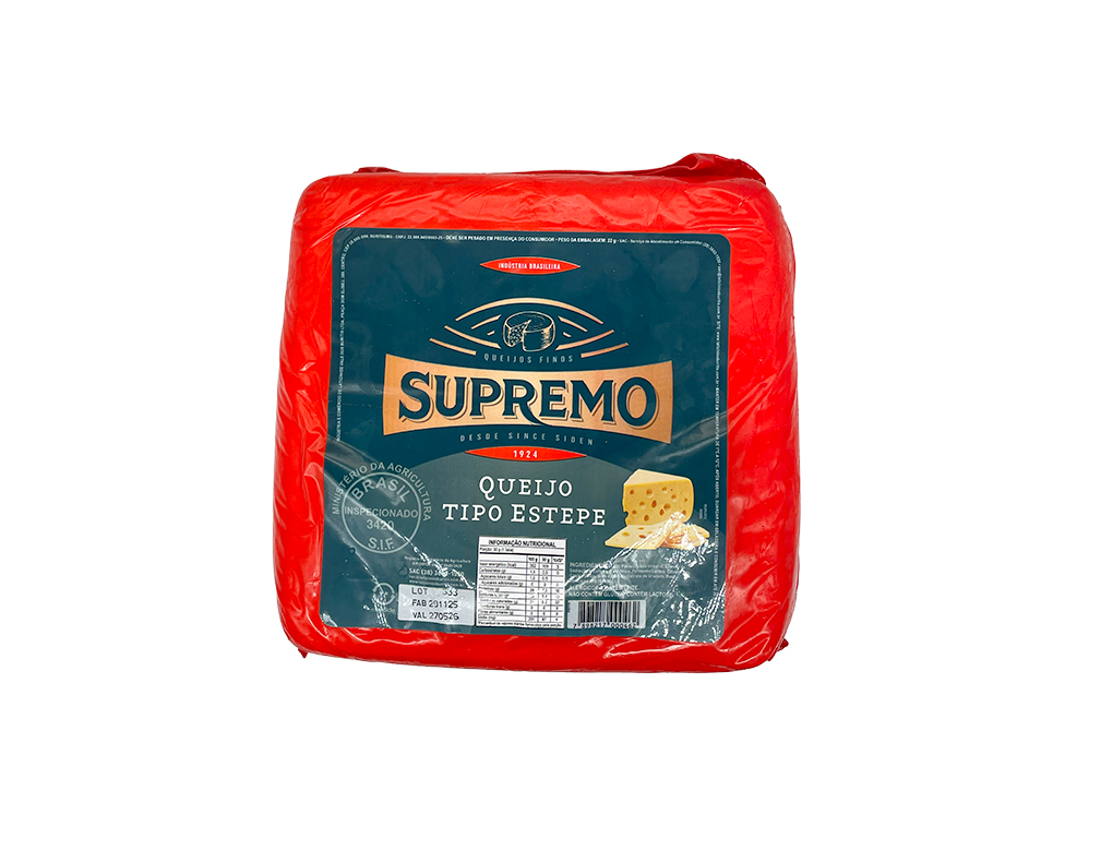 QUEIJO ESTEPE SUPREMO BURITIS 7 KG (CX 1 PÇ)